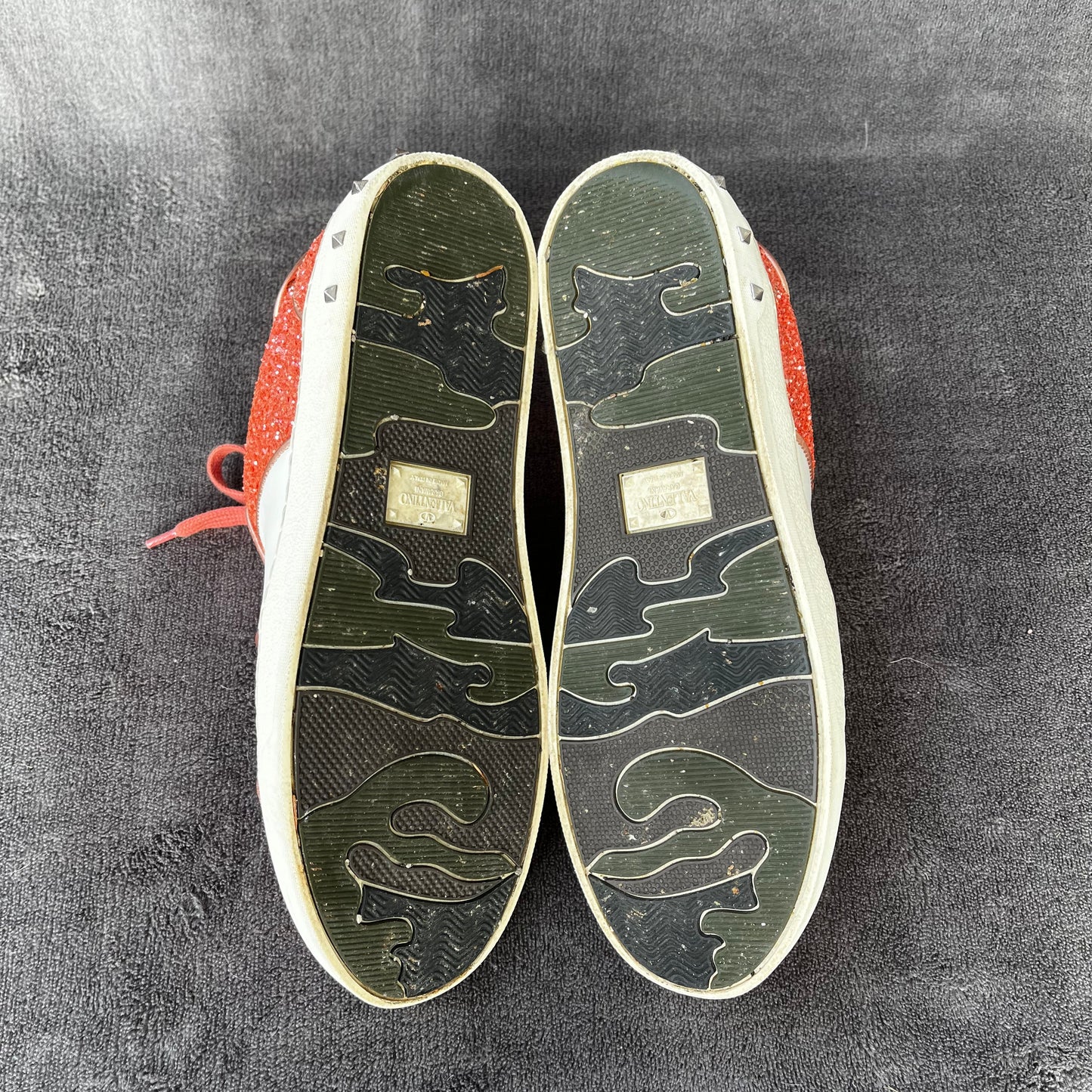 Valentino Flycrew Sneaker Glitter Pink | 38