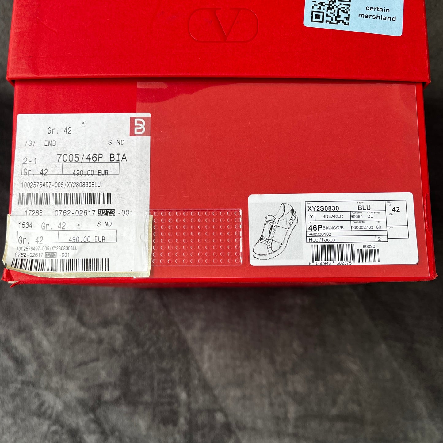 Valentino Open Sneaker Blue | 42