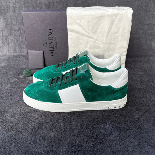 Valentino Flycrew Sneaker Suede Green | 41