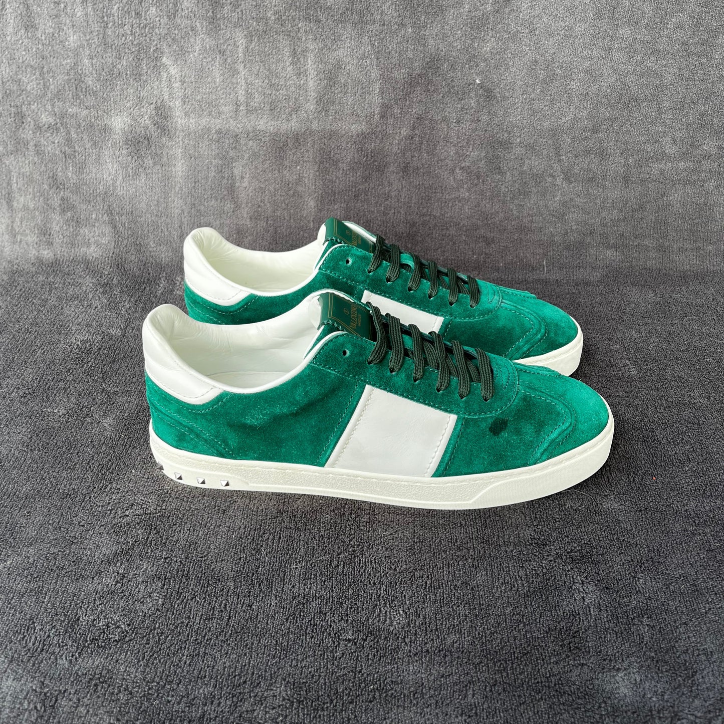 Valentino Flycrew Sneaker Suede Green | 41